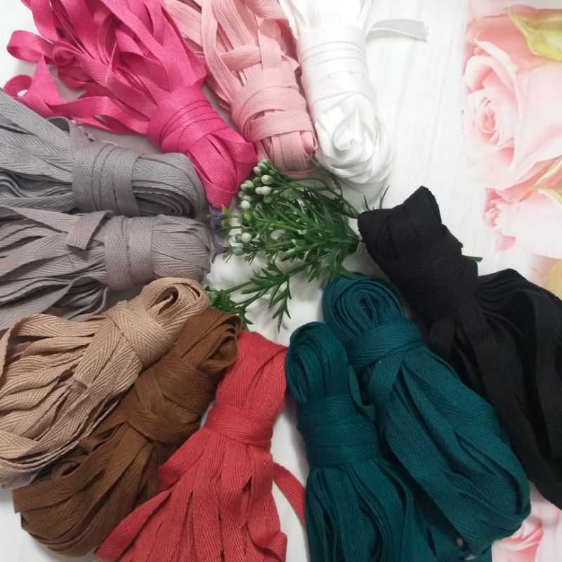 Dây viền cotton  trơn , có nhiều  màu chất đẹp , size 1cm