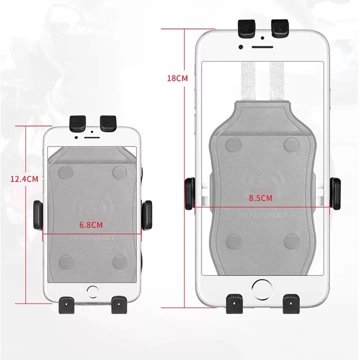 Giá Đỡ Điện Thoại Motowolf Có Cổng Sạc ÚSB MDL2824