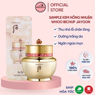 Gói Kem Dưỡng Hồng Nhuận Tái Sinh Da Cao Cấp Bichup Whoo Jayoon Cream date 2025