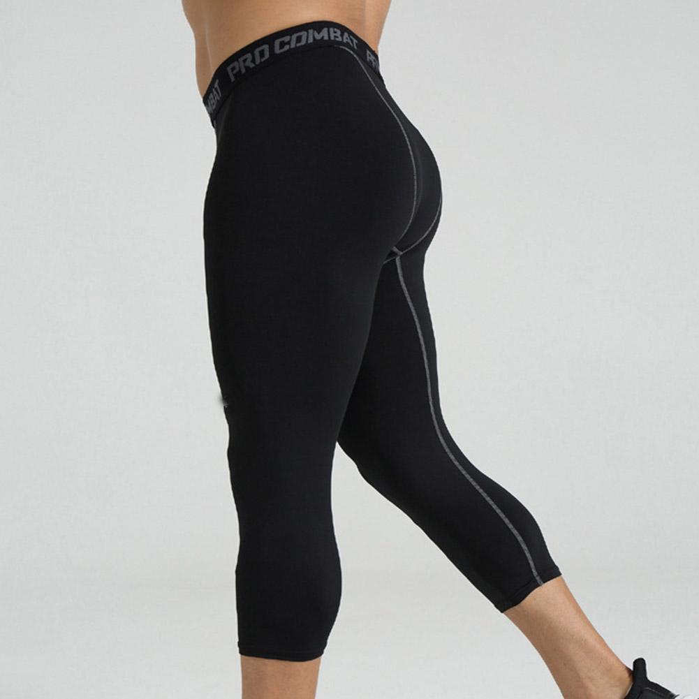 Quần Legging Thể Thao Co Giãn Tốt Khô Thoáng Nhanh Thời Trang Cao Cấp Cho Nam