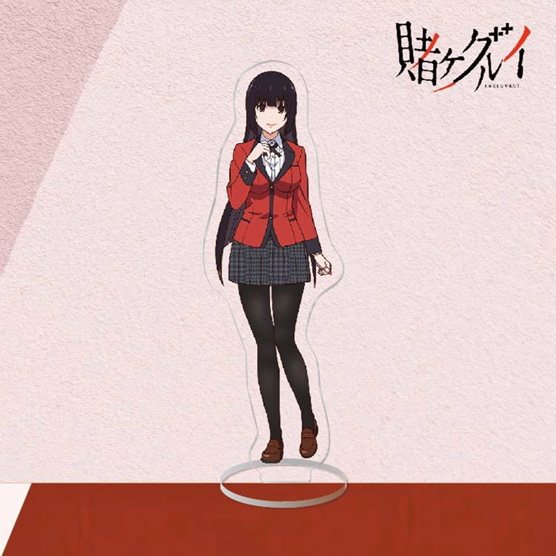 Móc Khóa Mô Hình Anime Kakegurui Đứng Hai Mặt Acrylic Jabami Yumeko Yomoduki Runa