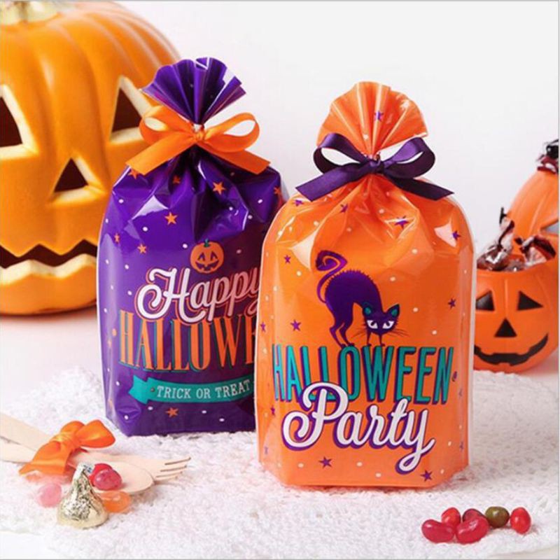 Set 50 Túi Đựng Bánh Kẹo Chủ Đề Halloween