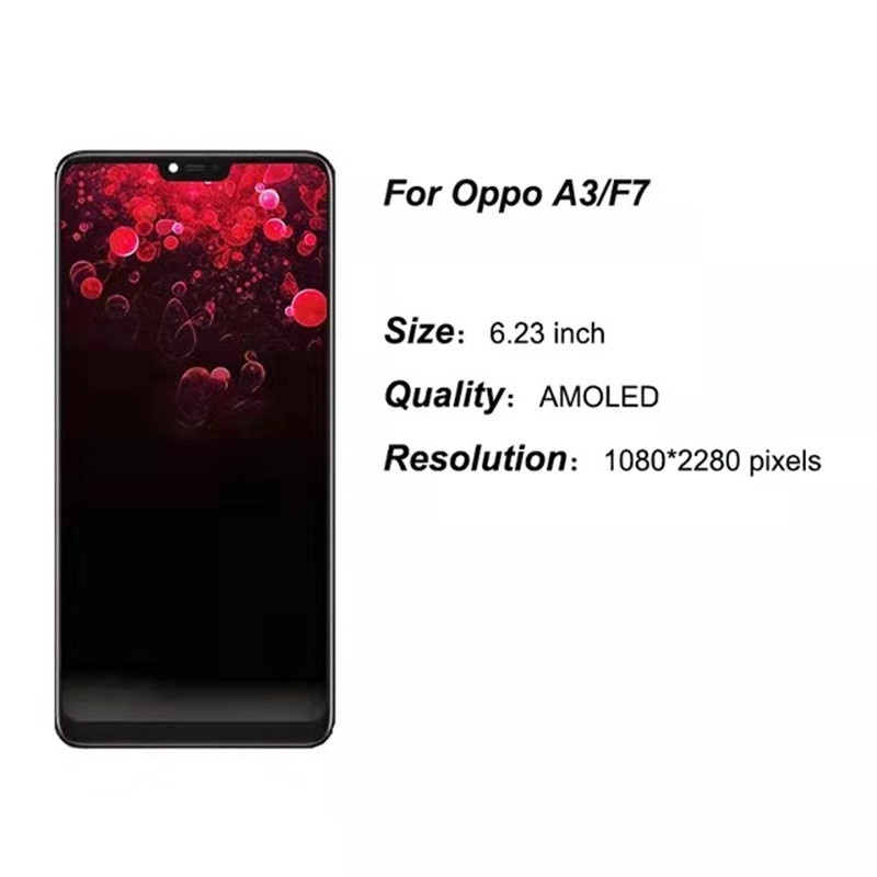 Màn Hình Cảm Ứng 6.23''LCD Oppo F7 LCD CPH1819 F7 Oppo A3 LCD PADM00 Màn Hình Cảm Ứng