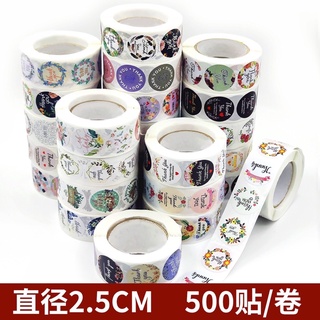 Cuộn 500 nhãn dán sticker Thank You