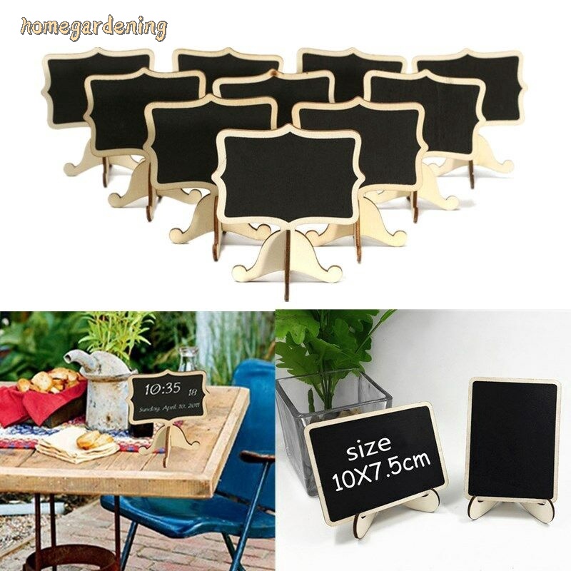 Bảng Đen Mini Bằng Gỗ Có Chân Đứng Dùng Cho Trang Trí Tiệc Cưới