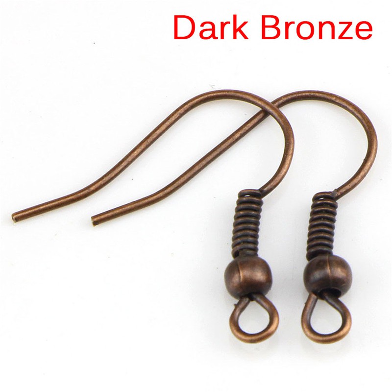 Túi 200 móc đeo lỗ tai kim loại cho làm khuyên tai thủ công