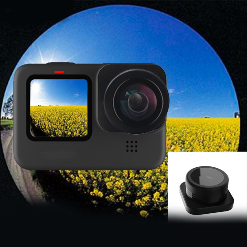 zzz High-Definition  Fisheye Camera Lens Filters for Hero 9 Filter Kit Wide-Angle