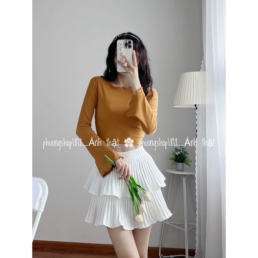 Áo Tay Xòe Sành điệu,Thêm Phần Cá Tính Cho Phái Nữ [video_Ảnh thật ]Phuongshop1812🧡