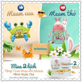 [MUA 2 BỊCH TẶNG QUÀ] Bỉm dán/quần Babies Organic các size dán S66/M56/L46, quần M54/L50/XL46/XXL40