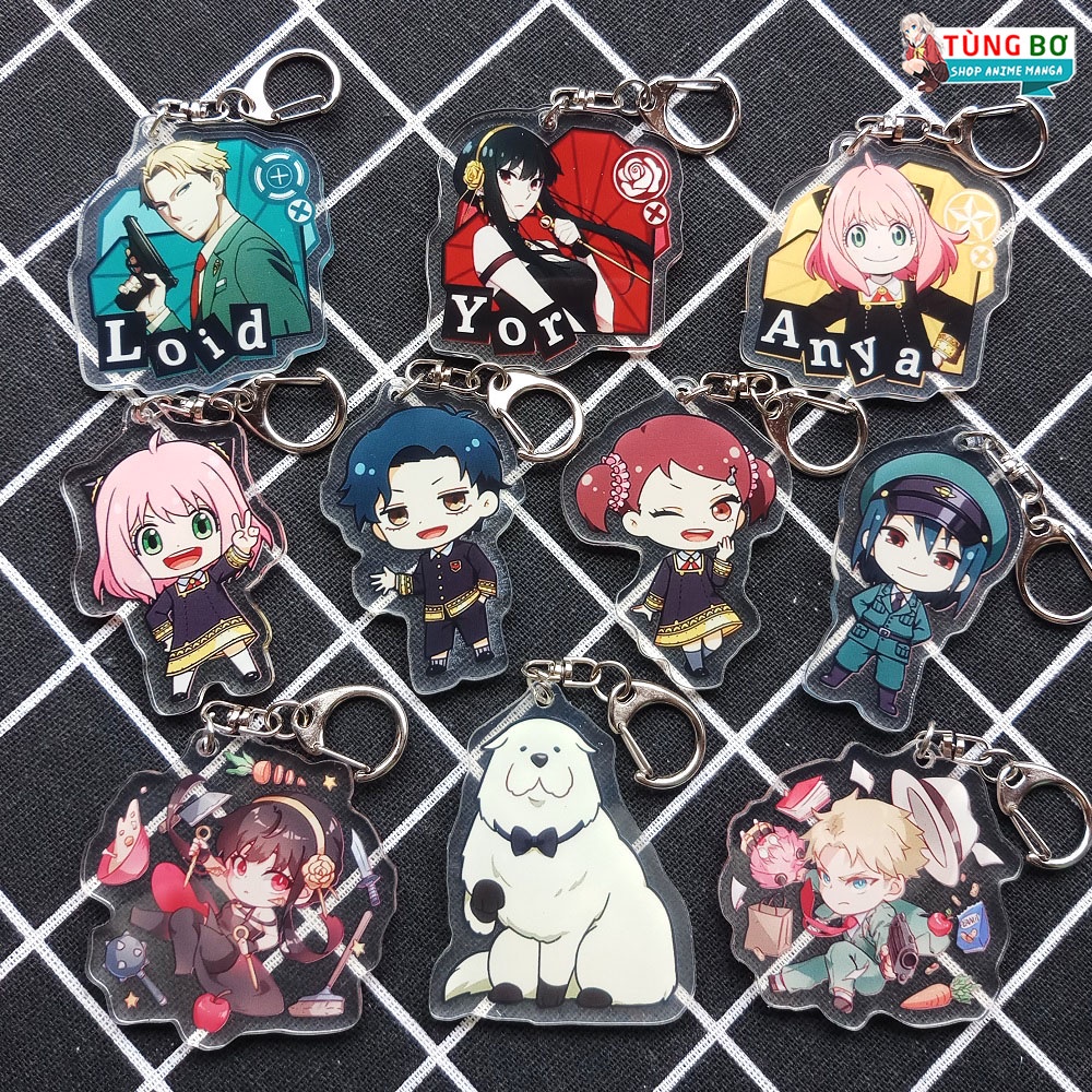 Móc Khóa Anime Spy X Family