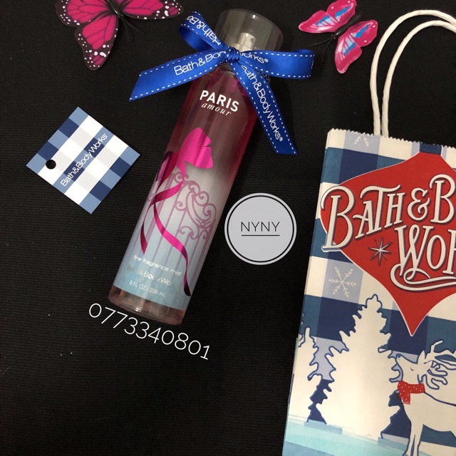 Nước hoa toàn thân PARIS AMOUR - Body mist Bath & Body Works 236ml. | BigBuy360 - bigbuy360.vn