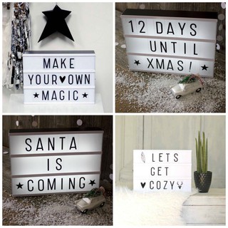 Hộp chữ cái gắn đèn - Led Message Light Box