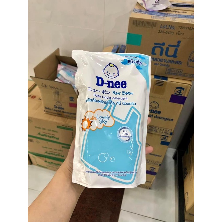 (Chính Hãng) Nước giặt Dnee Thái Lan túi 600ml cho bé