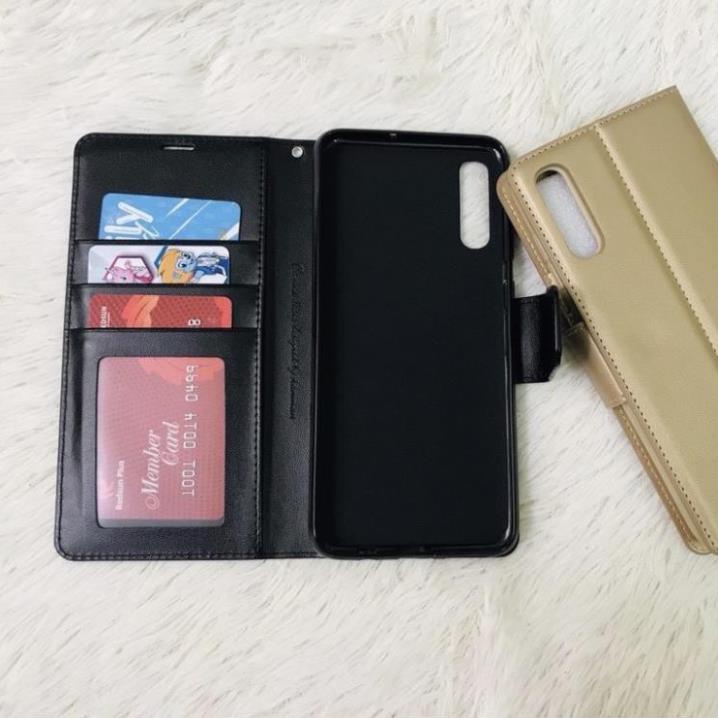 [FreeShip] Bao da dạng ví Xiaomi Redmi 9A hiệu Hanman cao cấp, ngăn đựng thẻ ATM tiền tiện lợi