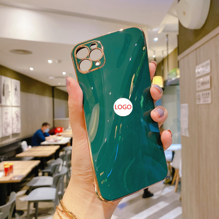 Ốp iphone - Ốp lưng viền vuông giả ip 12 dành cho 12, 12 Pro Max thiết kế sang trọng - Enjoe Case | BigBuy360 - bigbuy360.vn