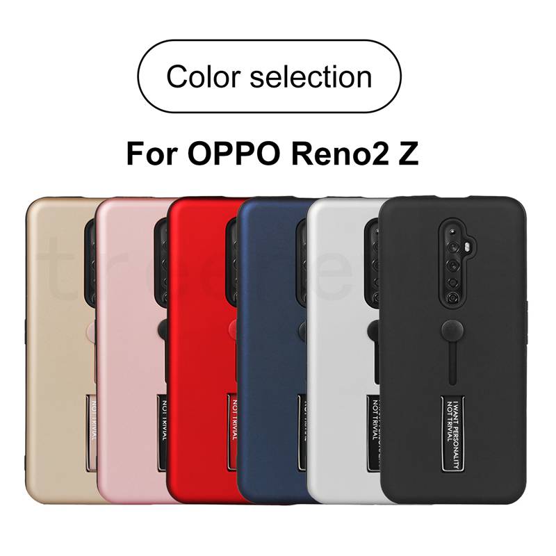 FLEXIBLE PC Ốp Lưng Chống Sốc Có Nhẫn Đỡ Linh Hoạt 2 Trong 1 Cho Oppo A92 A52 A9 A5 2020 Reno2 Z F 2z 2f A83 A57 A39 R9