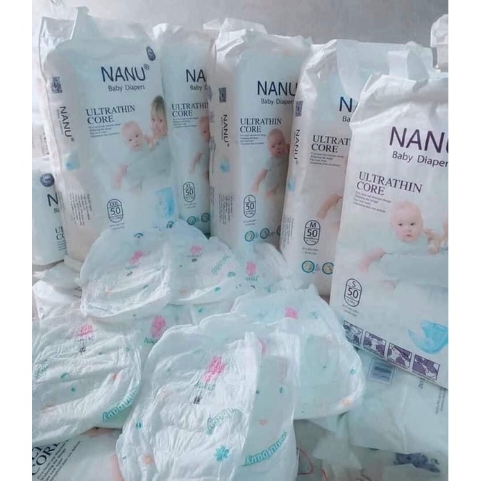 Bỉm Quần Nanu Cao Cấp Hàng Loại 1 Size M/L/XL/XXL/XXXL 100 Miếng