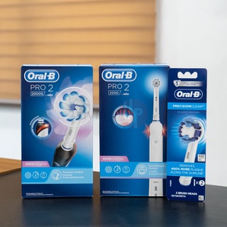 Combo 2 bàn chải điện Oral-B Pro 2 2000, Pro 3 3000