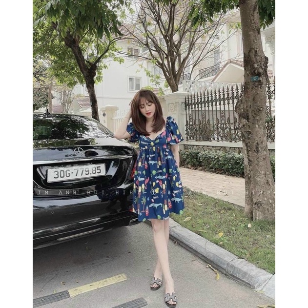 Đầm babydoll Bigsize 55kg Đến 100kg