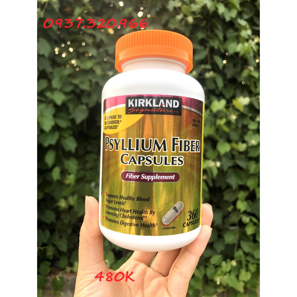 Kirkland Psyllium fiber capsules fiber kirkland Shopee Việt Nam