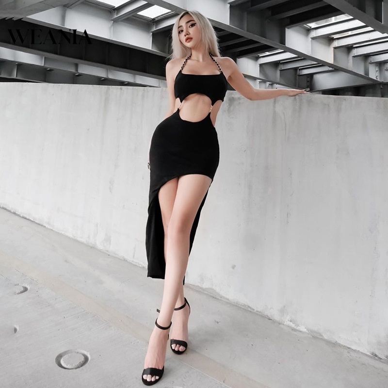 Đầm Body Thiết Kế Hở Lưng Quyến Rũ