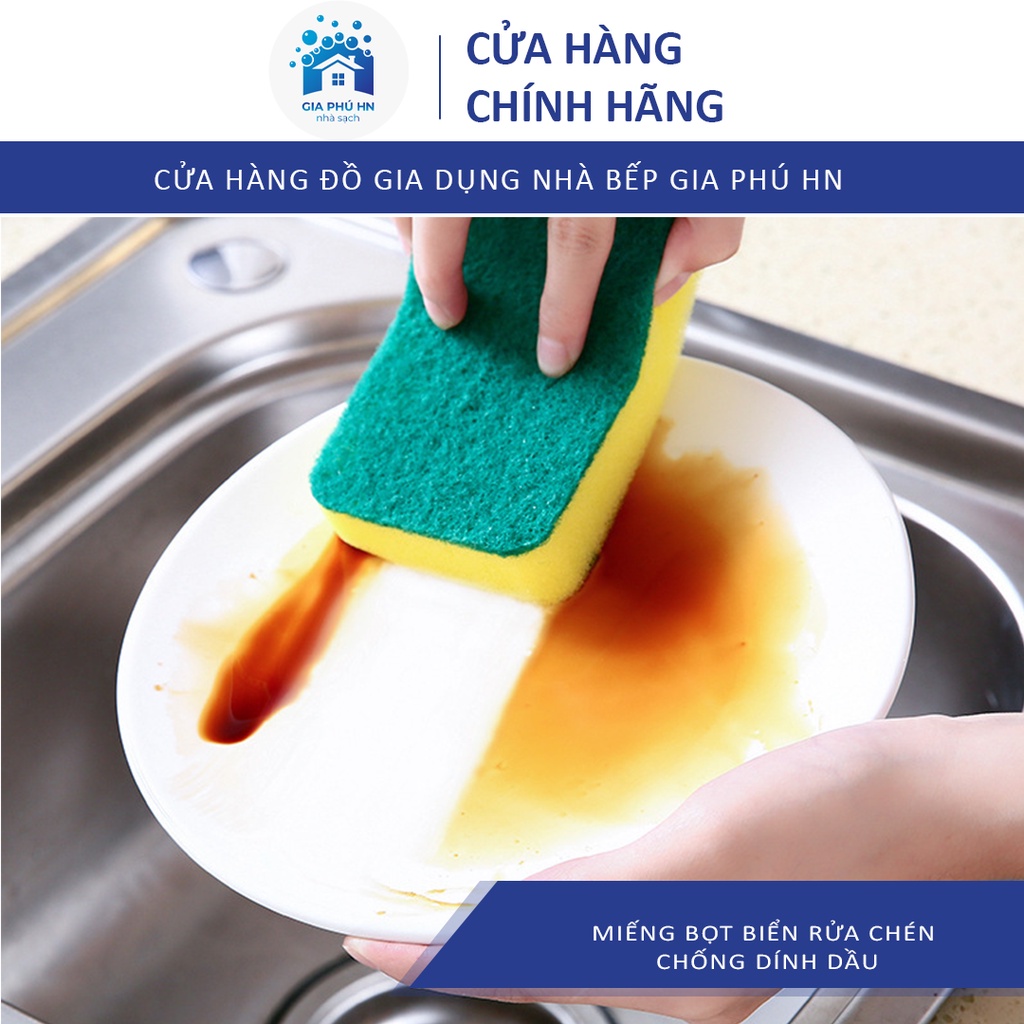 Miếng Bọt Biển Rửa Chén Tiện Dụng Chất Lượng Cao