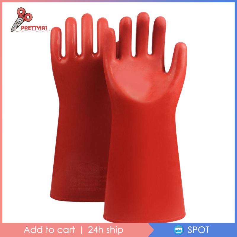 Găng Tay Cao Su Cách Điện Chống Nước Prettyia1 Cho Nam Nữ