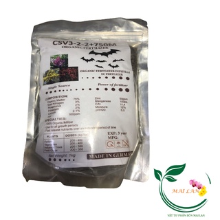 Phân dơi nén - đức 3-2-2+75 om orgnic fertilizer - #459a# 1kg