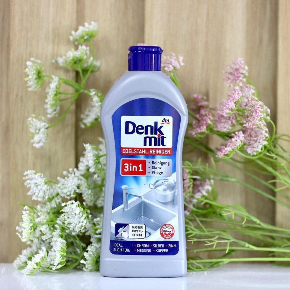 CHAI TẨY DENKMIT 3 in1 300ml - TẨY KIM LOẠI - Hàng nội địa Đức