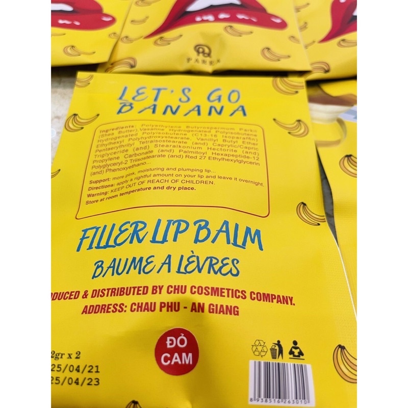 [ HÀNG CÔNG TY] Son filler Khử Thâm Collagen Son Chuối Banana fliller Lipstick TẶNG 01 Son Kem Siêu Lì P.A.R.E.A | BigBuy360 - bigbuy360.vn