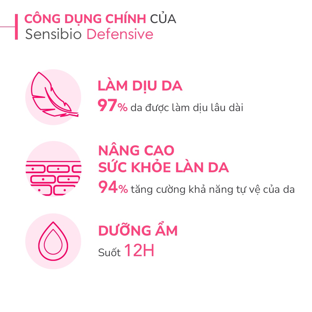 Kem dưỡng ẩm và làm dịu da, dành cho da nhạy cảm Bioderma Sensibio Defensive - 5ml