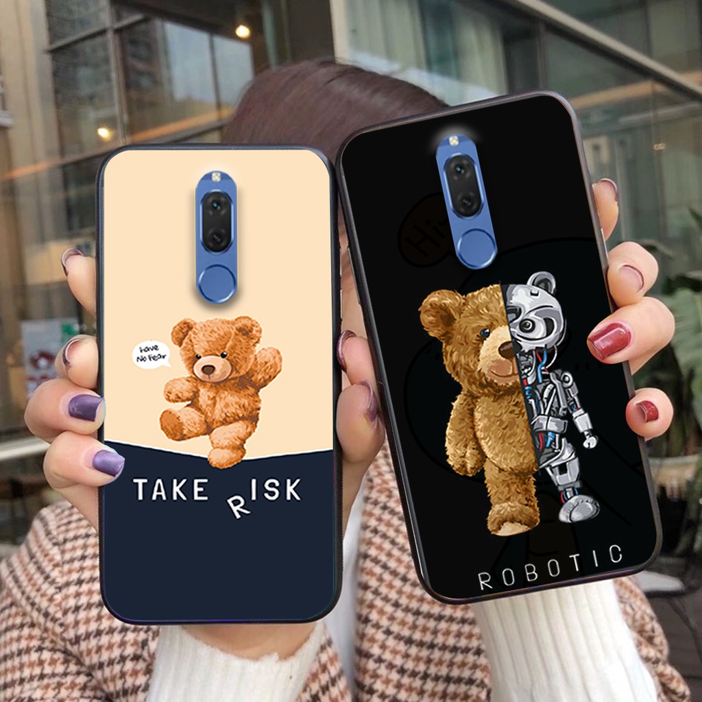 Ốp lưng điện thoại HUAWEI Nova 2I in hình gấu hoạt hình cute đáng yêu