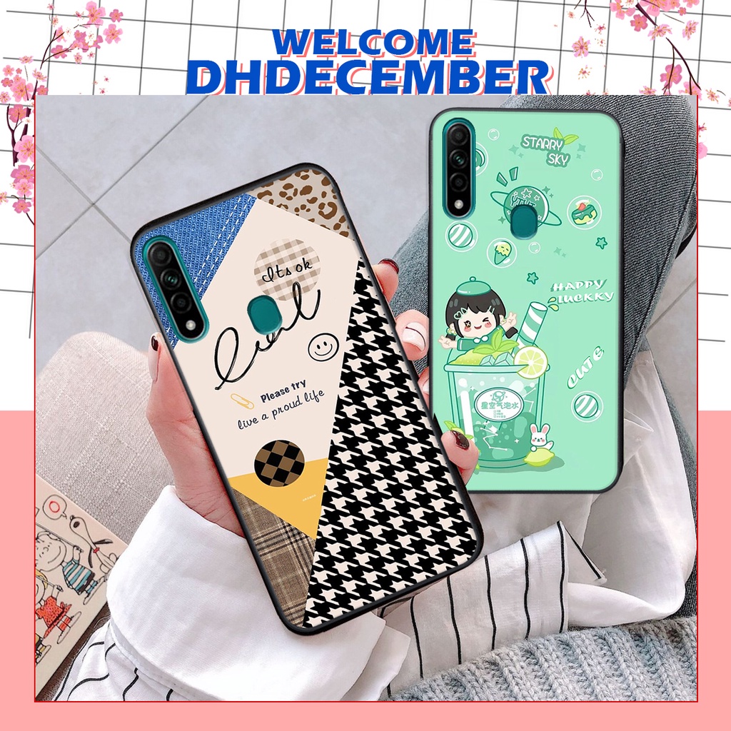 Ốp lưng Oppo A31 in hình nice ,good luck happy ốp xinh viền dẻo đẹp chất