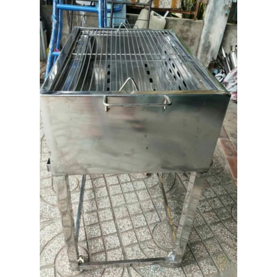 Bếp nướng than INOX lắp ráp siêu bền ko gỉ sét