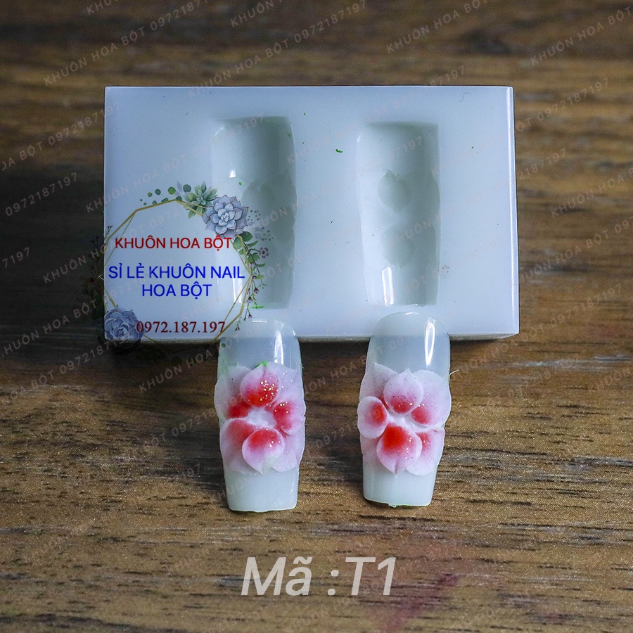 Khuôn hoa tay, Khuôn hoa nail