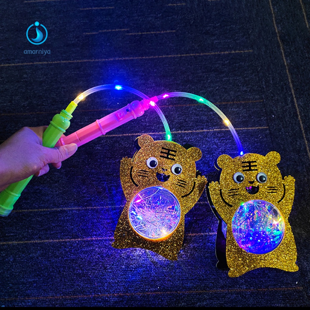 Đèn Lồng LED Phát Sáng Hình Con Hổ Dễ Thương Tiết Kiệm Năng Lượng