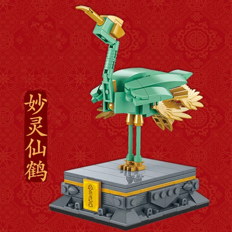 Bộ Đồ Chơi Lắp Ráp Hình Chú Voi Phong Cách Trung Hoa Cho Bé