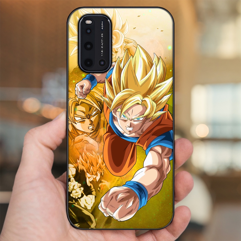 Ốp lưng Vivo V19 viền đen in hình Goku Dragon Ball