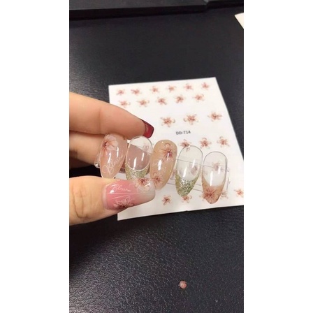 Sticker dán móng nail 100 mẫu mới
