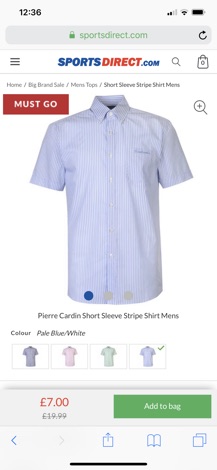 Sơ mi Pierre Cardin (có ảnh thật)