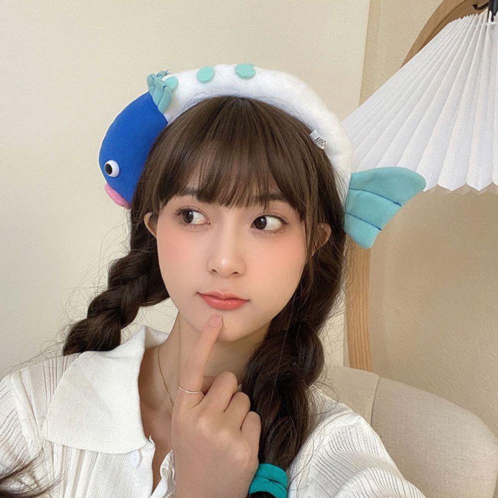 Băng Đô Cài Tóc Chống Trượt Họa Tiết Hoạt Hình Dễ Thương WMES15H