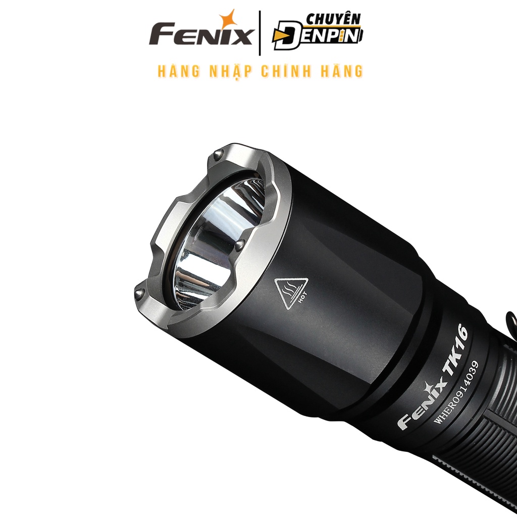 Đèn Pin đặc chủng Fenix TK16 V2.0 công suất 3100 lumens, chiếu xa 380m, dùng pin 21700 5000mAh, tích hợp Type C trên pin