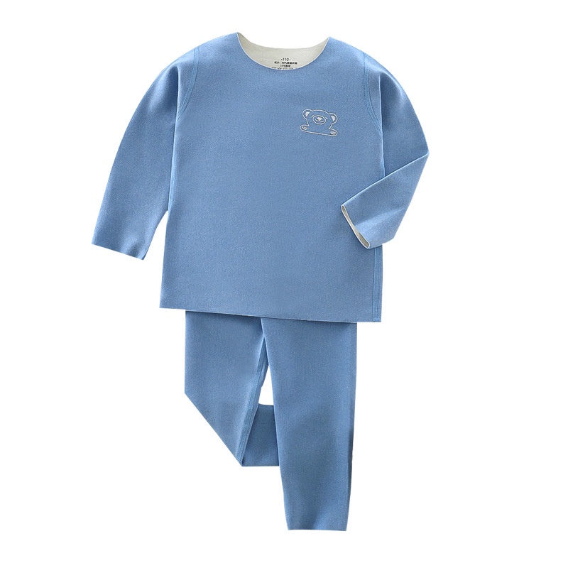 Bộ Đồ Ngủ Dày Dặn Giữ Nhiệt Thời Trang Mùa Đông Cho Bé Trai Và Gái 2305