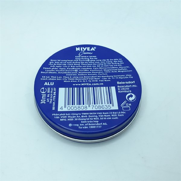 Kem dưỡng ẩm da NIVEA Crème 30ml