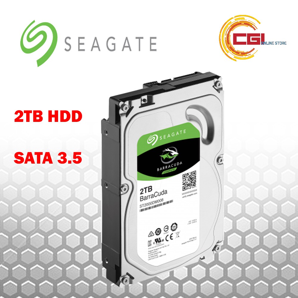 Ổ Cứng Ngoài Seagate Barracuda 500gb / 1tb / 2tb 3.5 "Sata 256mb 7200rpm