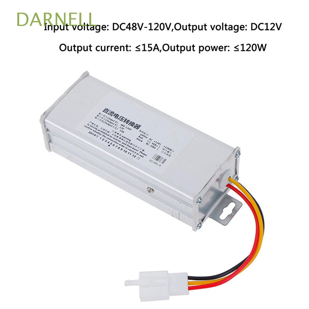 Đầu Chuyển Đổi Nguồn Sáng 12V-15A/180W DC 36V-72V 24V-60V Cho Xe Điện