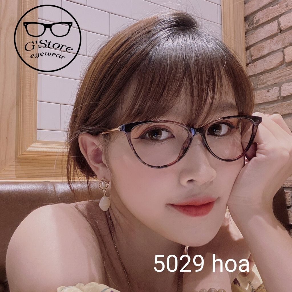 [XẢ KHO]Gọng kính cận mắt mèo nữ Gstore 5029{HÀNG F2}Fullbox(Hộp kính, khăn lau,thẻ bảo hành)Tặng 01 chai nước rửa kính | BigBuy360 - bigbuy360.vn