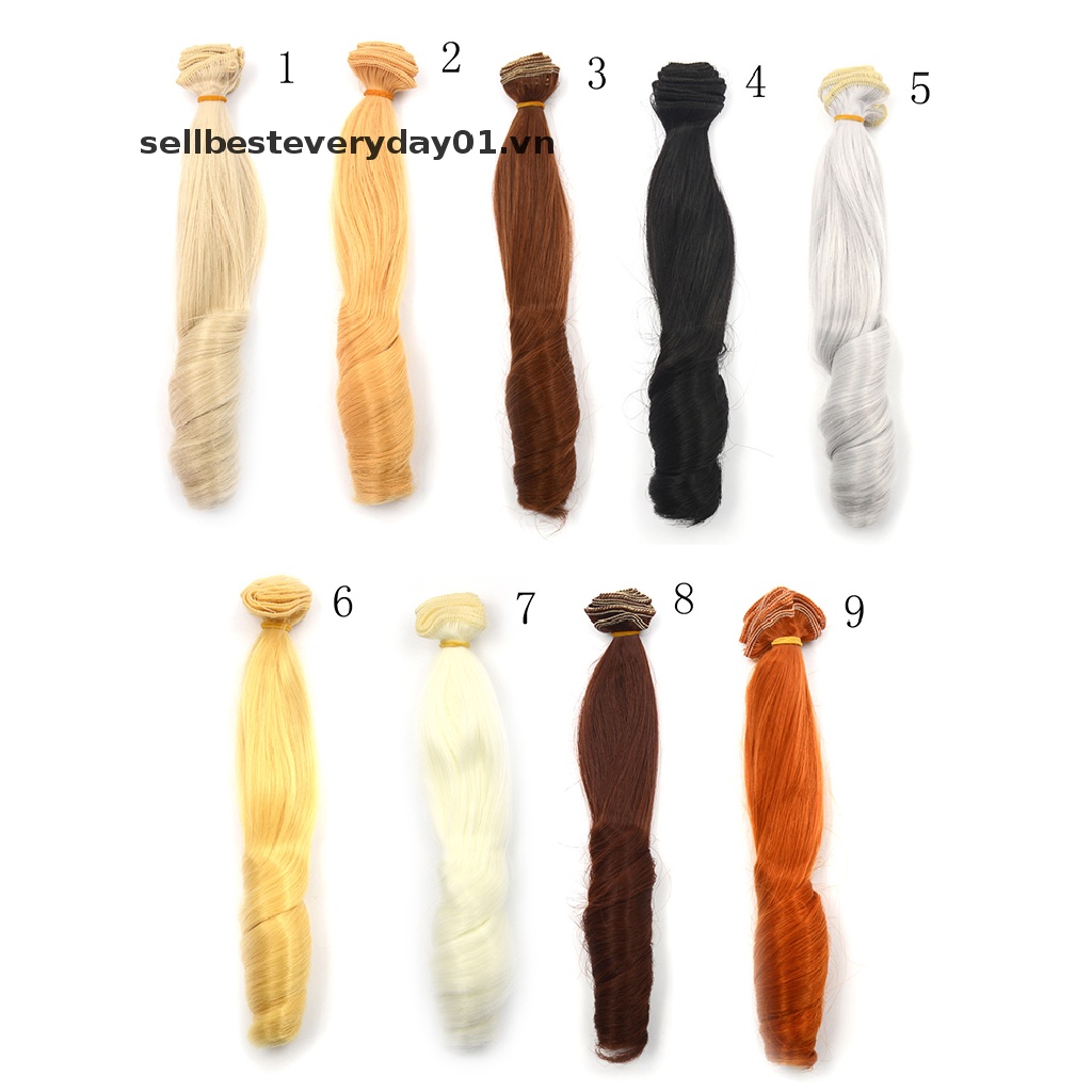 Tóc Giả Xoăn Dày 20CM Cho Búp Bê Tỉ Lệ 1 / 3 1 / 4 1 / 6