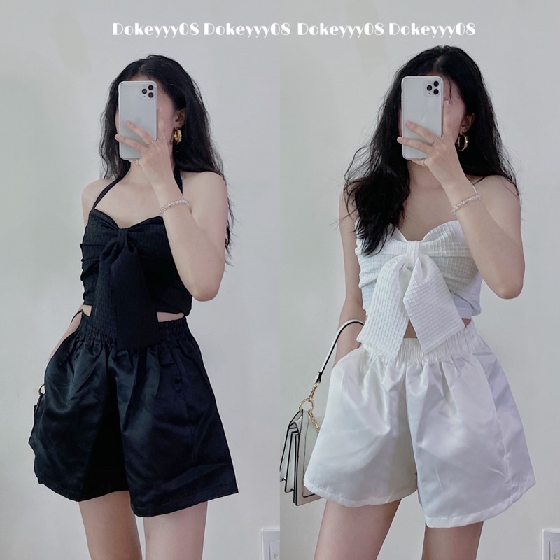 Áo yếm xốp dây cổ 579