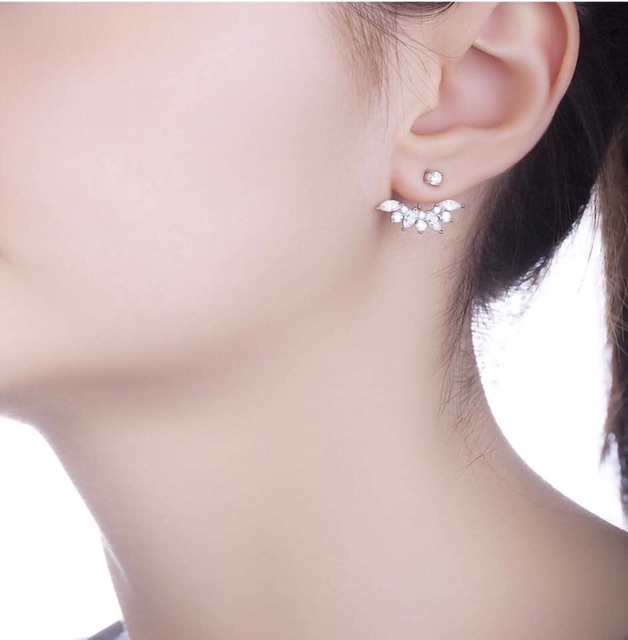 Khuyên tai bạc 925 hãng Sunlight hàng nội địa Nga